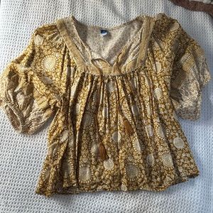 Fall Peasant Top